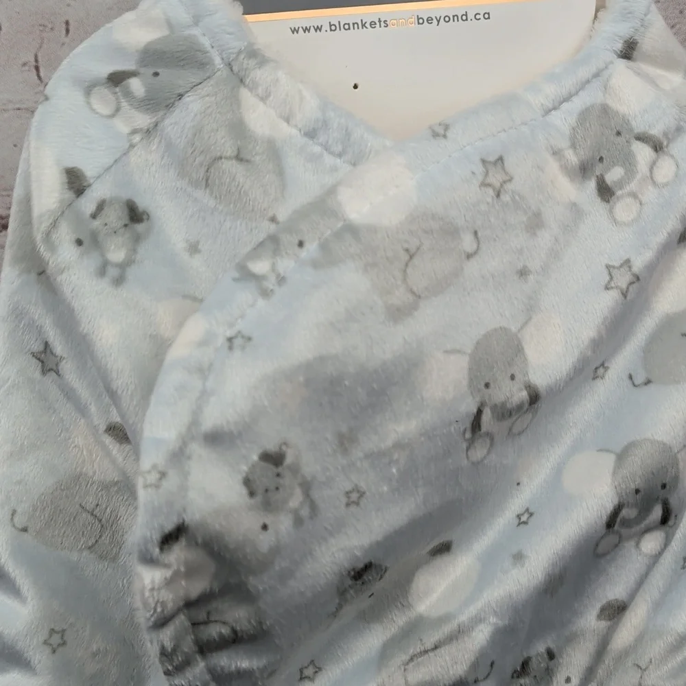 Baby Blue Swaddle Blanket O To 3 Months Nwt New
